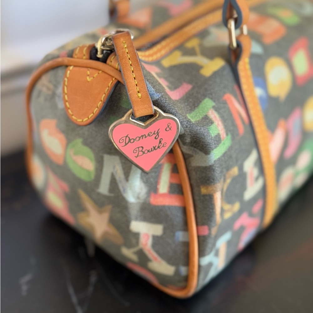 Vintage 90s Dooney & Bourke Signature Satchel - Picture 8 of 16